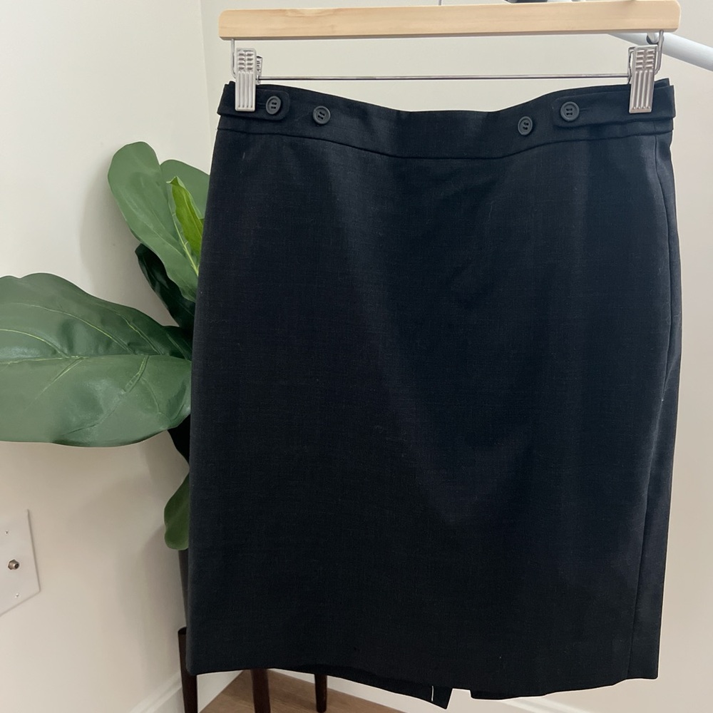 J Crew charcoal pencil skirt